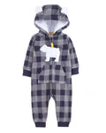 Bear Fleece Hooded Overall (6 up to 24 months)