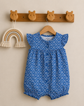 Mosic Print One-Piece Cotton Romper
