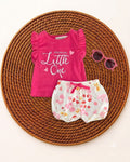 3-Piece Summer Outfit with Sunglasses- Little one (3 up to 18 months)