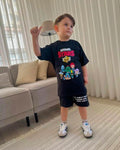 Brawl Stars Cotton Short Set-Black