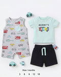 3-Piece Summer Set -Hero (3 up to 18 months)