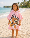 Girls Deer Hooded Beach Poncho Towel