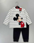 Baby Boys 2-Piece Cotton Striped Sweatshirt & Jogger Pants Set