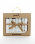 Unisex Cotton Baby Wash Cloths (6 pcs)