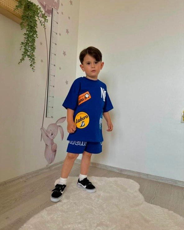 Basketball Cotton Short Set