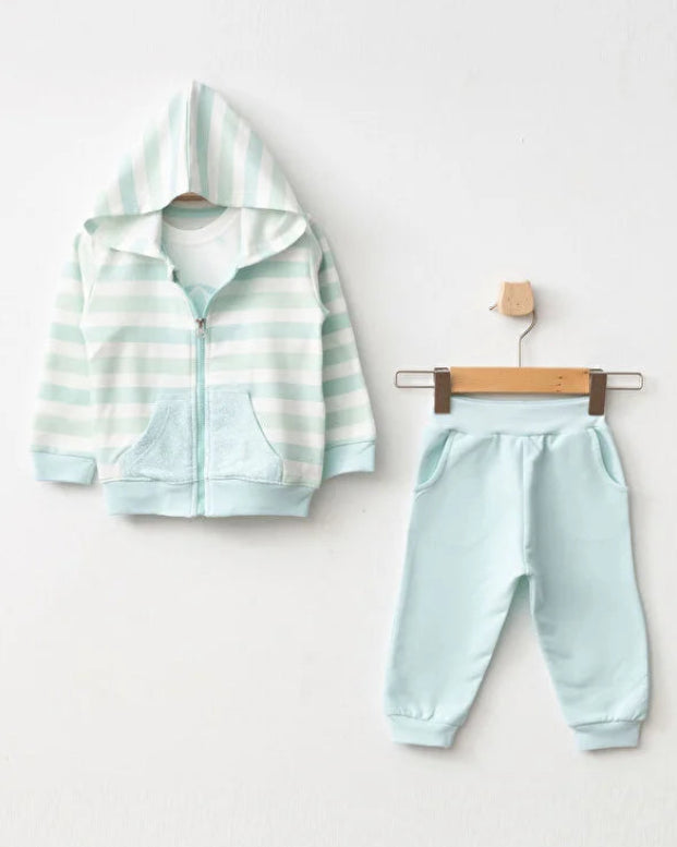Unisex 3-Piece Cotton Set (6-36 months)