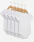 5-pcs  Pack  1/2 Sleeve Bodysuits (6 months)