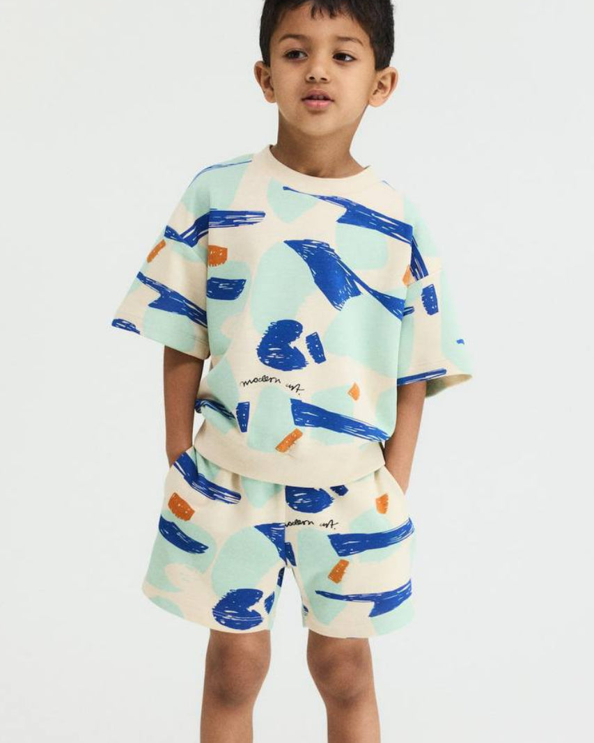 2-piece Printed Summer set( 2-8 years)