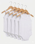 5-pcs Pack  Sleeveless Bodysuits (3 months)