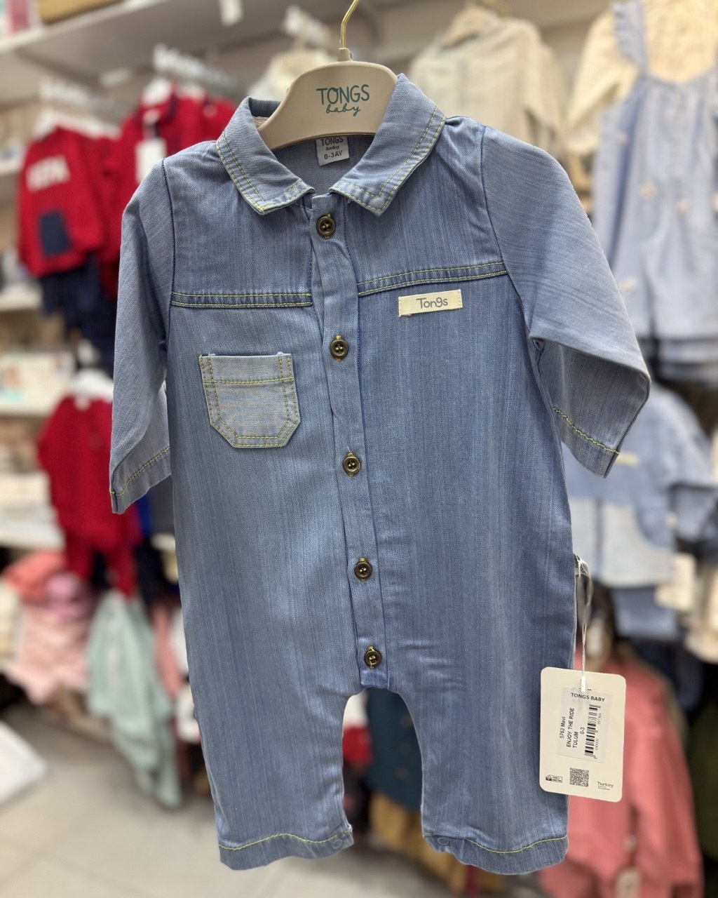 Little Explorer Denim Overall
