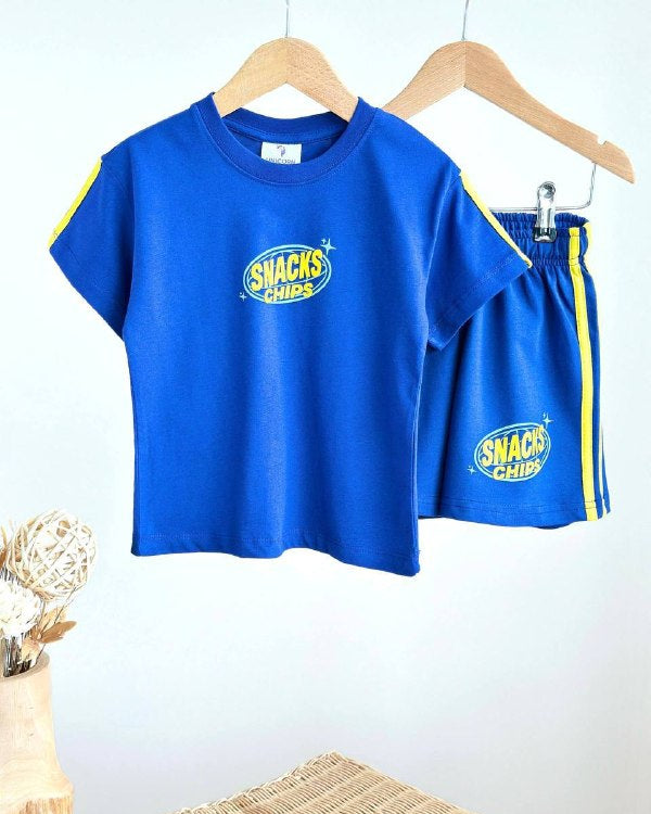 Snack Chips Summer Short Set ( 2-8 years)