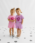 Matching Summer Sets for Girls- Pink and Purpule(3-10 years)