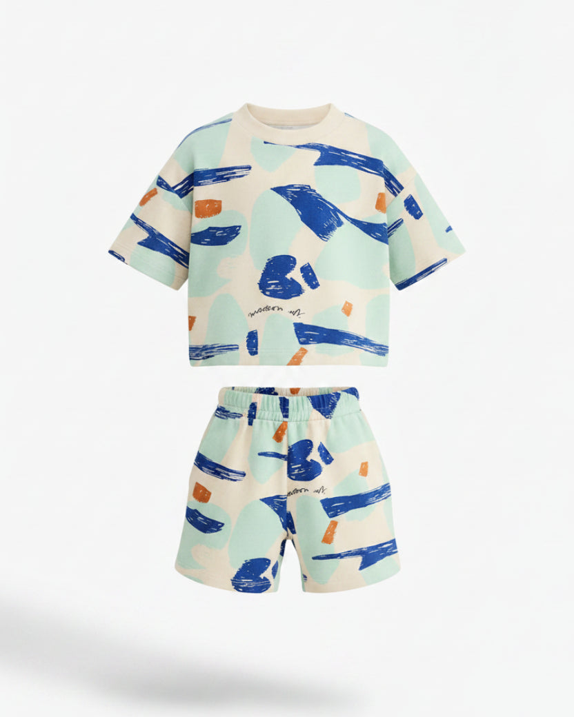 2-piece Printed Summer set( 2-8 years)