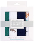 4-Pcs Unisex Bambo Wash Cloths