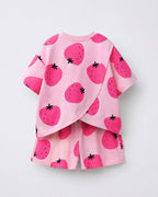 Strawberry  Print Short Set ( 2-8 years)