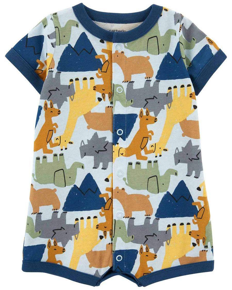 Colorfull Animals Cotton Romper (12 months)