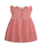 Ethnic Girl Dress-Poppy Red