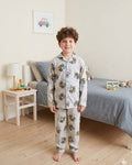 Grey Trucks Cotton Pyjama Set (4-12 Years)