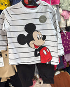 Baby Boys 2-Piece Cotton Striped Sweatshirt & Jogger Pants Set