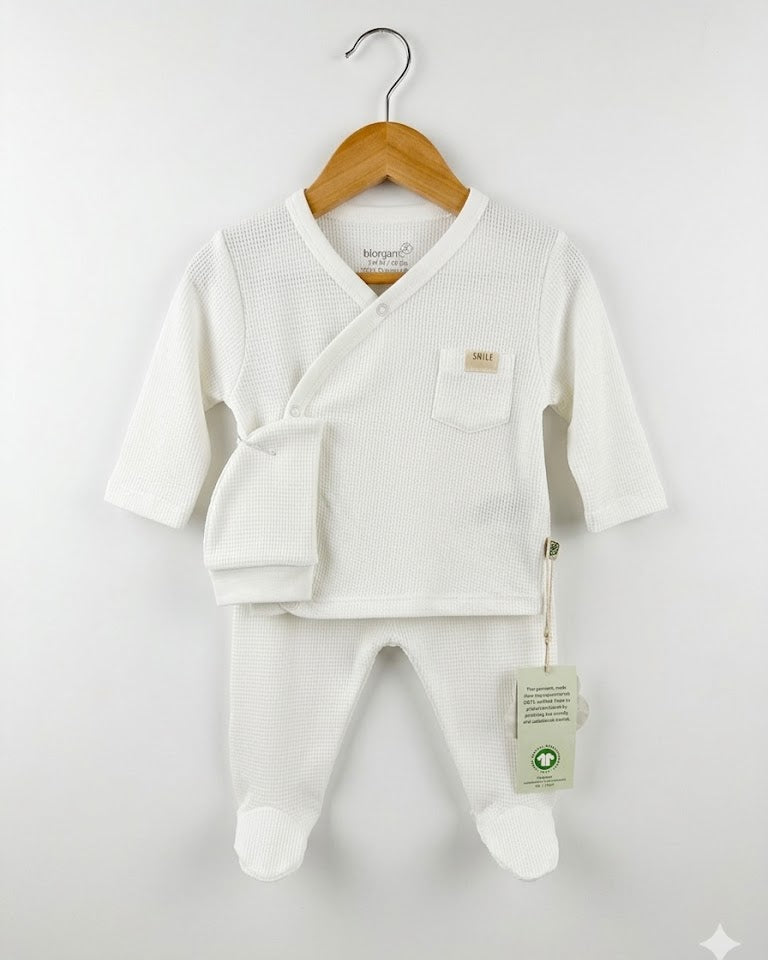 White Organic Cotton Essentials Set(3-6months)