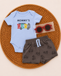 4-Piece Summer Outfit with Sunglasses- Hero (3 up to 12 months)