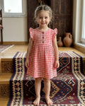Ethnic Girl Dress-Poppy Red