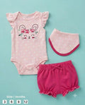 3-Piece Summer Set - Bunny (3 up to 12 months)