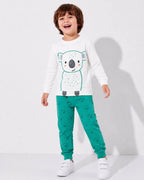 Two-Piece Boys Koala Graphic Cotton Set (12 months-4 years)