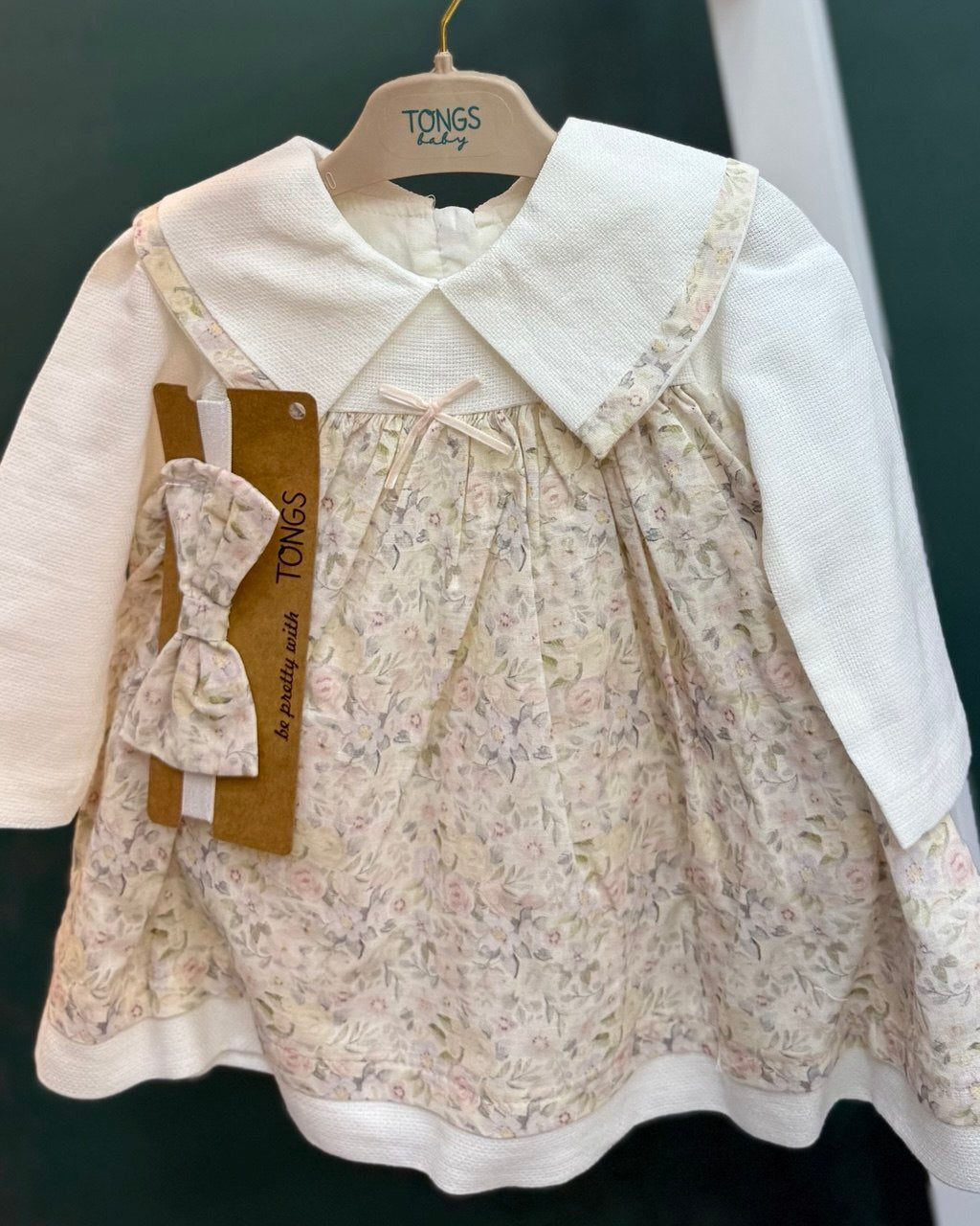 Little Bloom Floral Print Dress with Headband