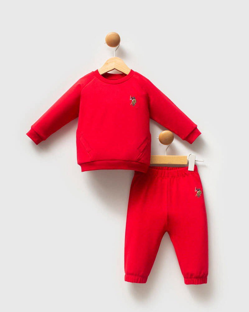 U.S. Polo Assn Red Cotton set