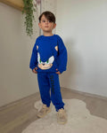 Boys' Sonic Pattern Cotton Tracksuit
