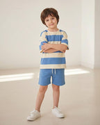 Striped Pattern Short Set -Available In 3 Colors (3-10 years)