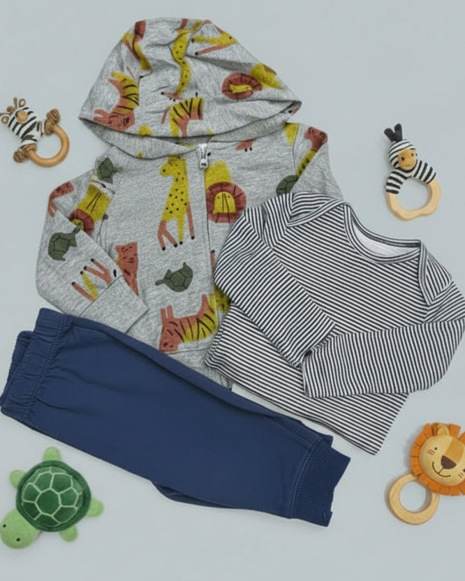 3-Piece Cotton Jacket set