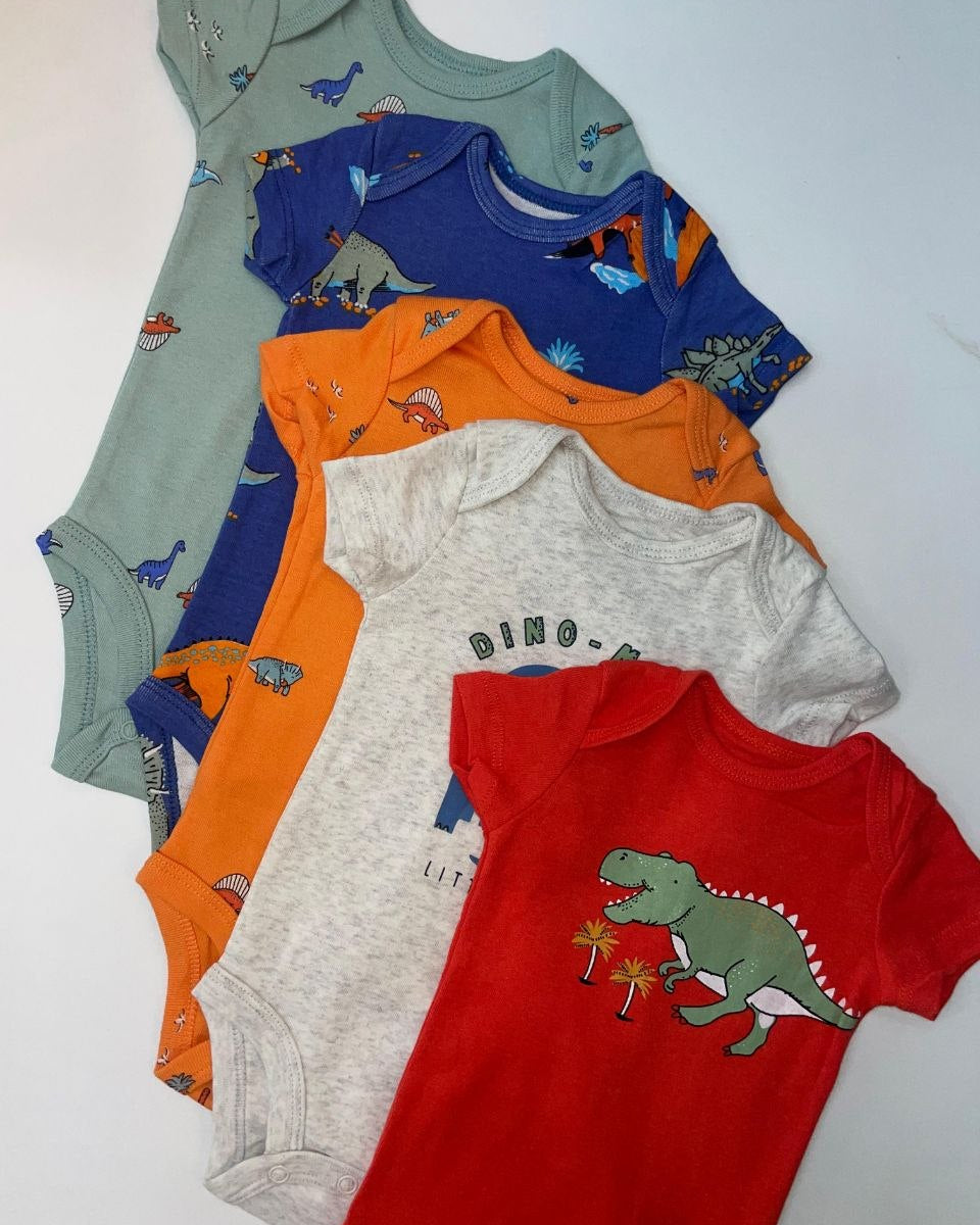 Baby 5-Pack Short-Sleeve  Bodysuits