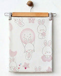 Bunny and Balloons Patterned Cotton Blanket