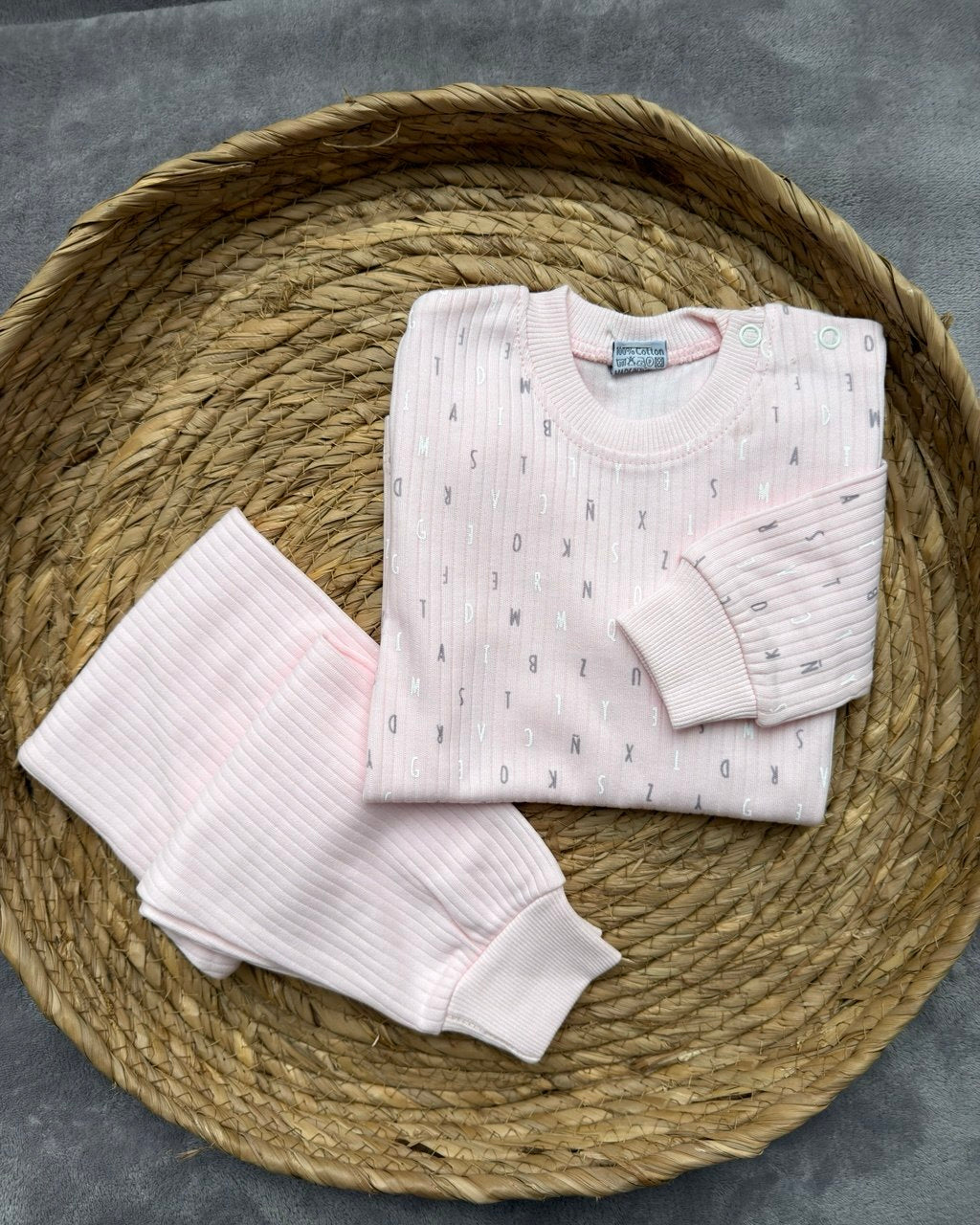 Alphabets Unisex Cotton Pyjama Sets (1-2-3 Years)