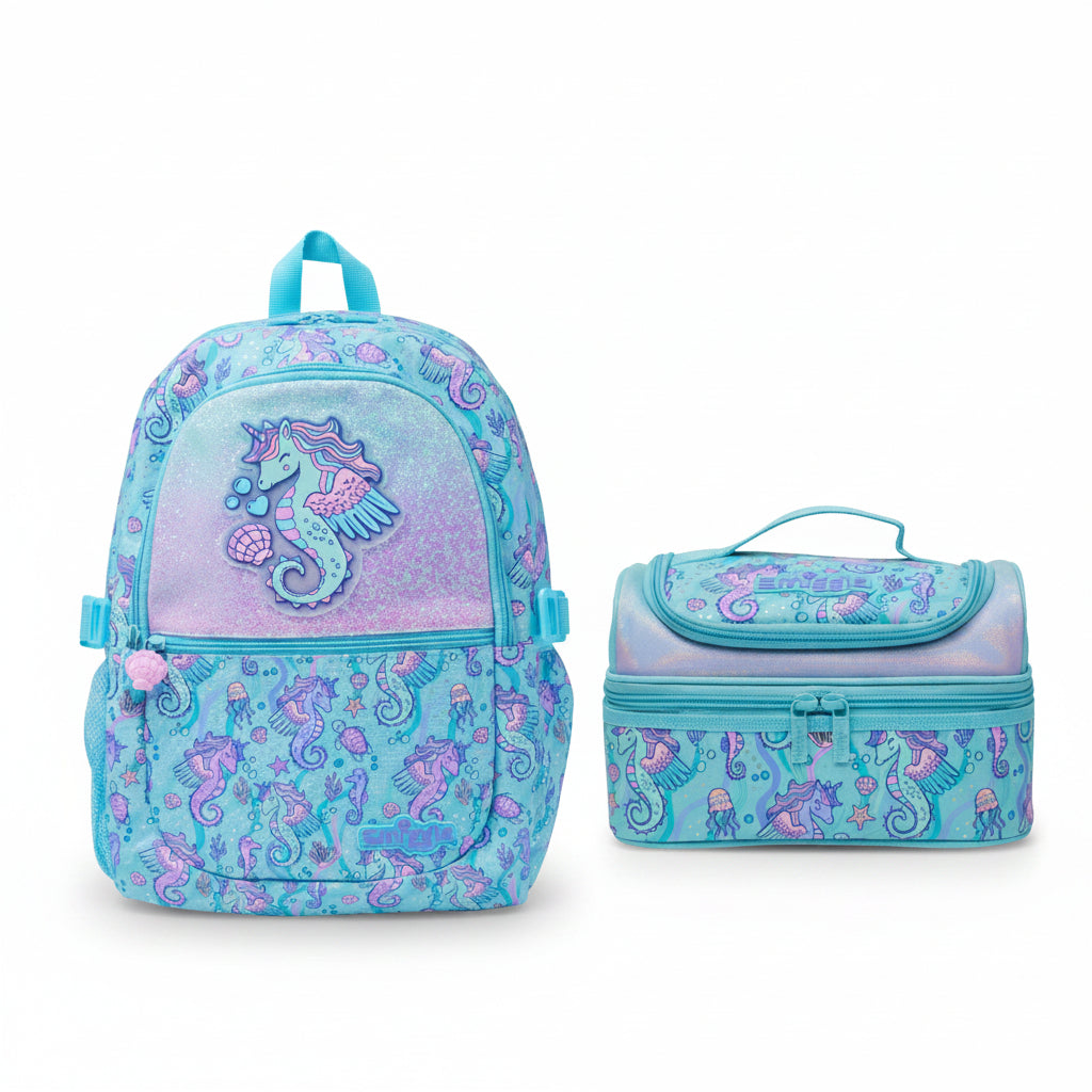 Smiggle Unicorn  2-Piece School Bag Set