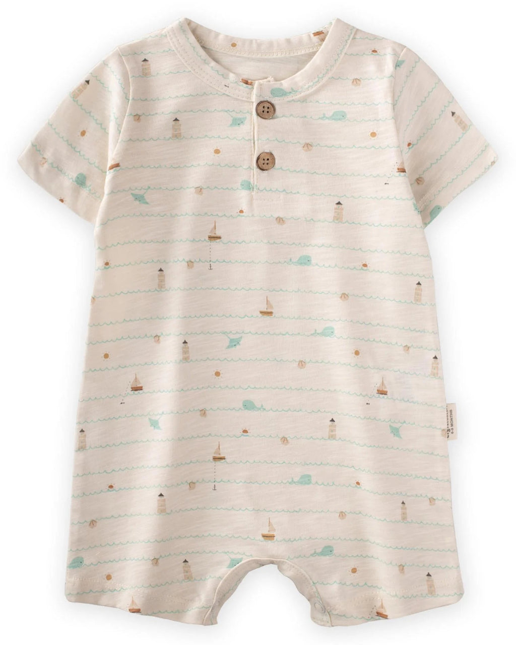 Sail Patterened Cotton Romper (3-4 years)