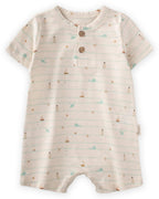 Sail Patterened Cotton Romper (3-4 years)