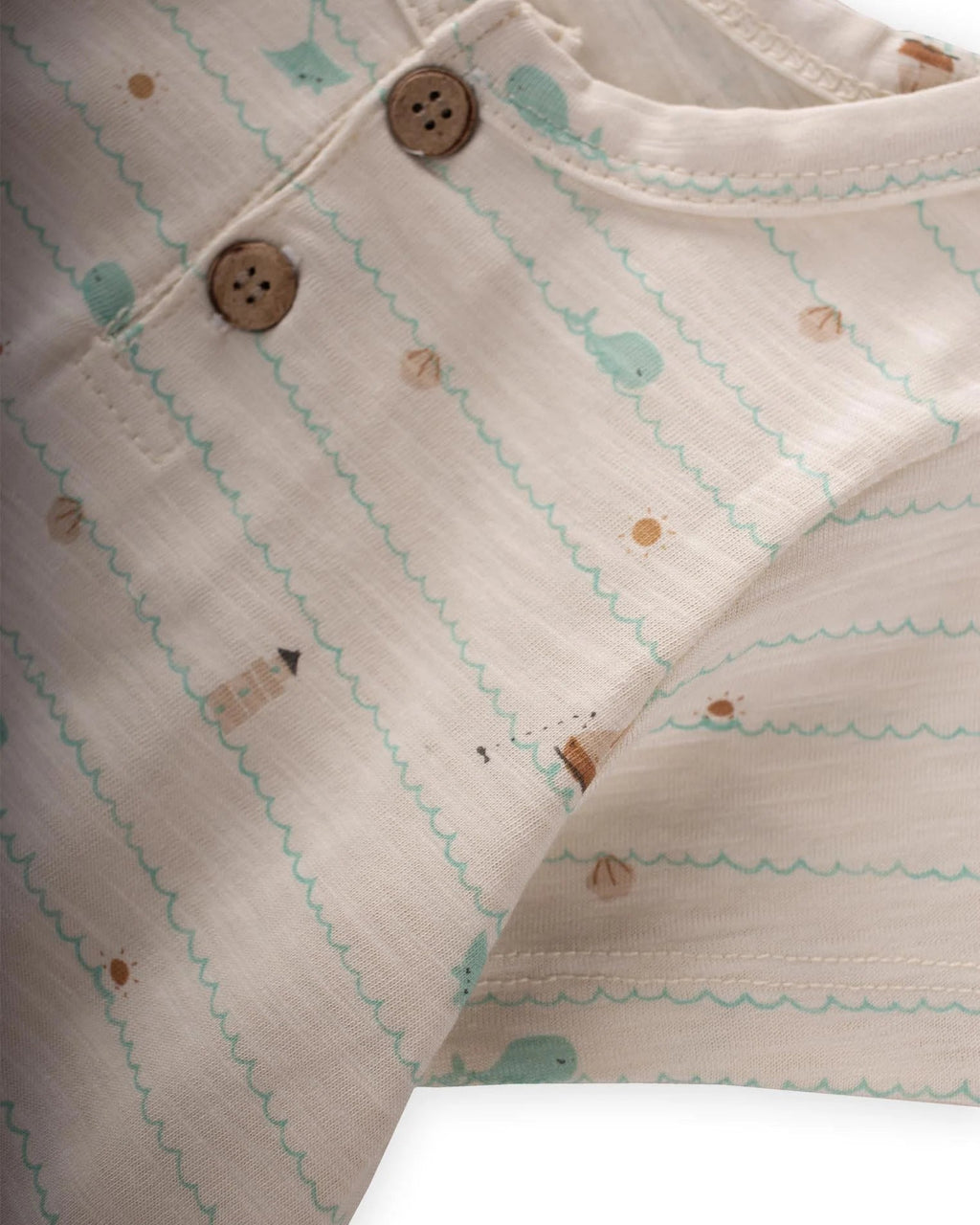 Sail Patterened Cotton Romper (3-4 years)
