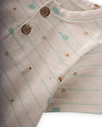 Sail Patterened Cotton Romper (3-4 years)