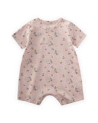 Fox Patterned Cotton Romper (0-3 years)