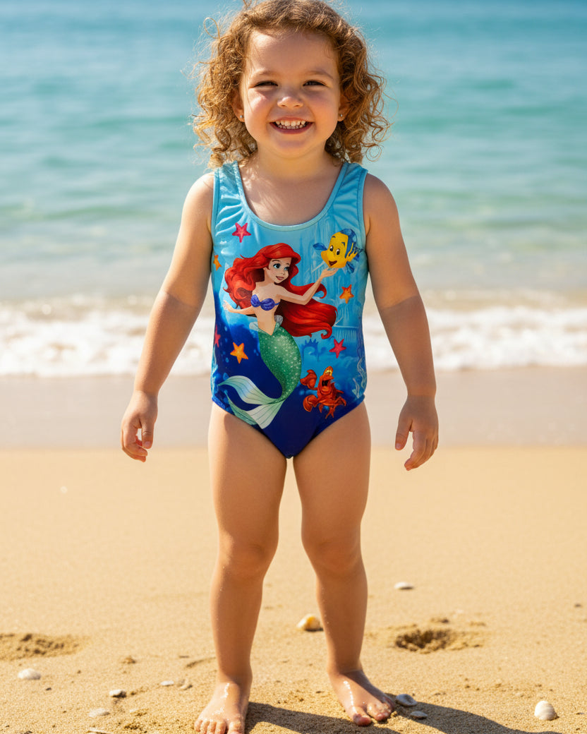 Siren Girls One-Piece Swimsuit  (2-6 years)