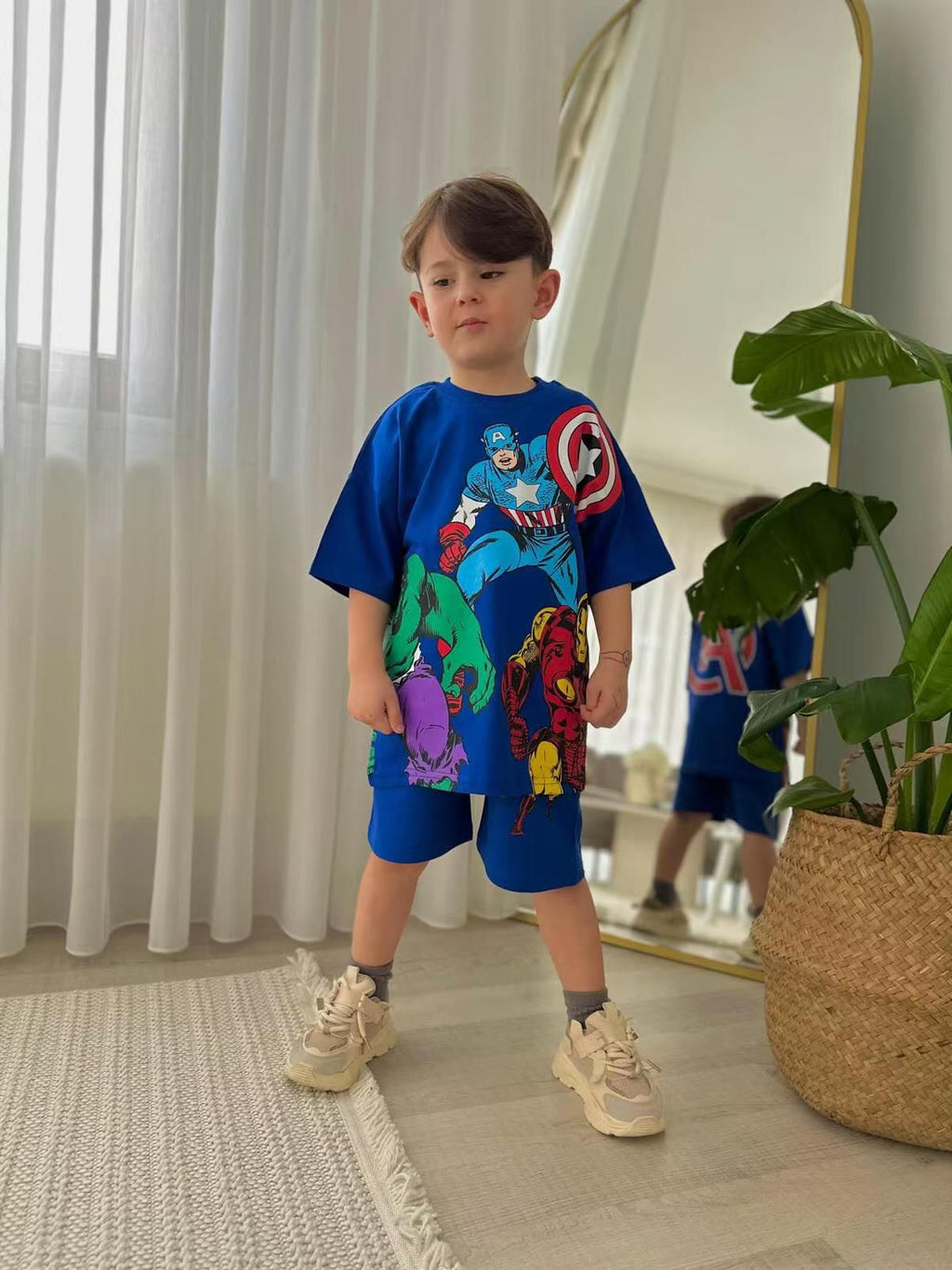 Marvel Cotton Short Set (3 colors)