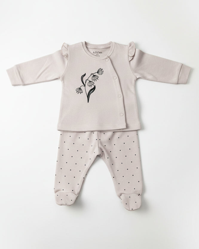Baby girl cotton set