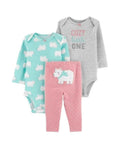 3-Piece Bear Outfit Set