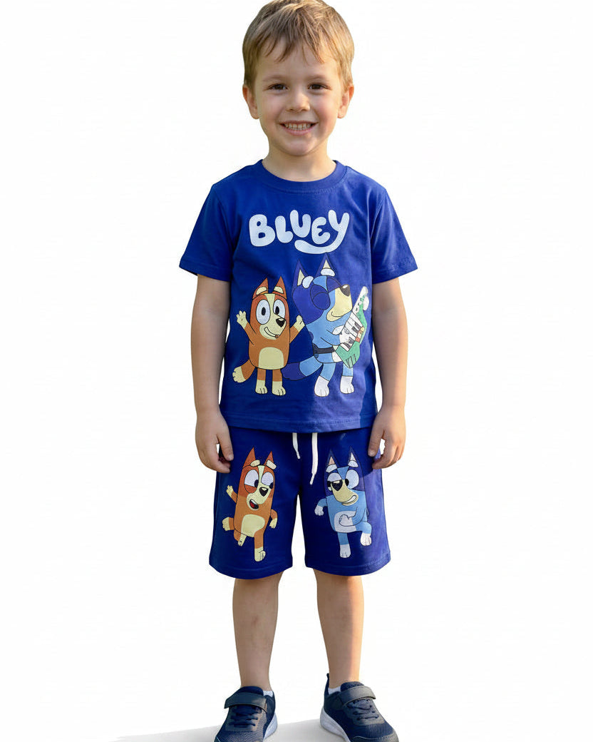 Bluey Cotton Short Set