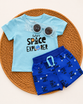 2-Piece Summer Outfit with Sunglasses-Beach (3 up to 18 months)