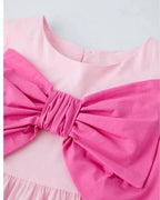 Girls Pink Bow Dress (2-7 years)