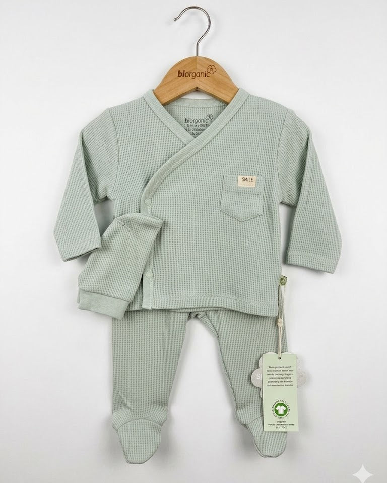 Grey Organic Cotton Essentials Set(0-3 months)